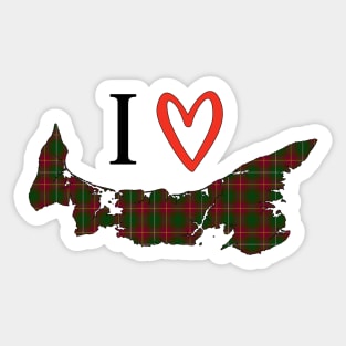 I love Prince Edward Island Sticker